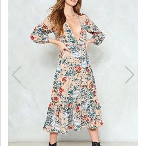 Nasty Gal Pattern Dress in a Medium